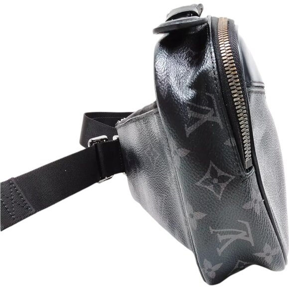 891738AP (S6) Louis Vuitton Waist Bag Black Monogram Eclipse - Picture 3 of 12